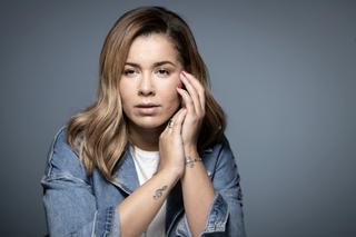 French singer Chimene Badi poses during a photo session in Paris on December 19, 2018. (Photo by JOEL SAGET / AFP)