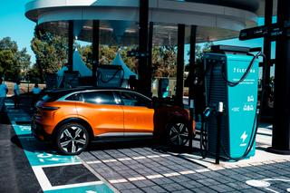 Electra a ouvert une station de recharge pour vehicules electriques à l’aéroport de Toulouse Blagnac le 14 septembre 2023. 