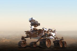 Les programmes d’exploration spatiale (ici le robot Perseverance de la mission de la NASA sur mars) s’appuient sur l’utilisation de l’énergie nucléaire pour l’alimentation en électricité.