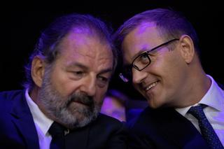 Denis Olivennes (à gauche), le président d’Editis, et Daniel Kretinsky (à droite), propriétaire du groupe Denis Olivennes (à gauche), le président d’Editis, et Daniel Kretinsky (à droite), propriétaire du groupe