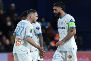 Les joueurs de l’OM Jordan Veretout et Samuel Gigot.