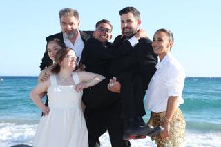 Artus était présent au festival de Cannes avec l’équipe du film. 