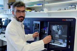 Le PDG sortant de DNA Script, Thomas Ybert, en 2020 Le PDG sortant de DNA Script, Thomas Ybert, en 2020