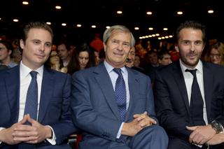 Cyrille, Vincent et Yannick Bolloré 