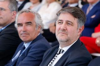 Laurent Guimier, aux côtés de Bruno Jeudy.