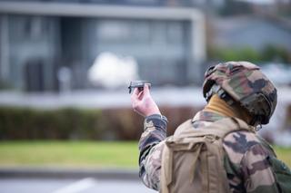 Démonstration de drones au 126eme régiment d’infanterie de Brive la Gaillarde.