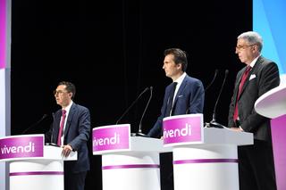 Maxime Saada, Yannick Bolloré et Arnaud de Puyfontaine