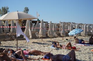 La célèbre plage de Pampelonne sur la presqu’île de Saint-Tropez