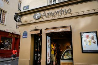 Boutique Amorino dans le quartier du Marais, à Paris