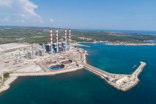 La centrale thermique de Martigues. 