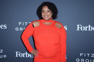 Kelly Massol assiste au dîner Forbes présidé par Léna Mahfouf, qui se tient au Hollywood Savoy, le 9 avril 2025.