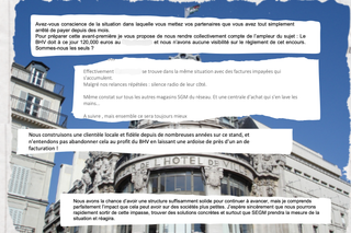 Extraits de messages de mécontentement issus de la boucle de mail des fournisseurs