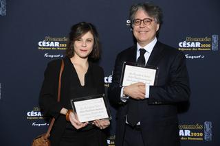 La coréalisatrice des Hirondelles de Kaboul, Eléa Gobbé-Mévellec, aux côtés du producteur Reginald de Guillebon. 