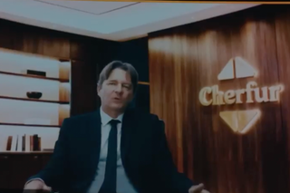 Capture d’écran de la vidéo diffusée par Lidl sur les réseaux sociaux, parodiant ses concurrents (ici l’enseigne Cherfur, évoquant Carrefour)