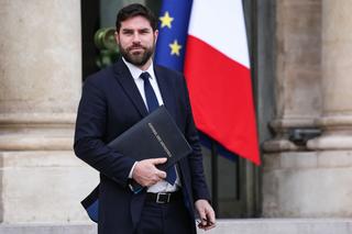 Le ministre du Logement,  Vincent Jeanbrun, à la sortie du Conseil des ministres 