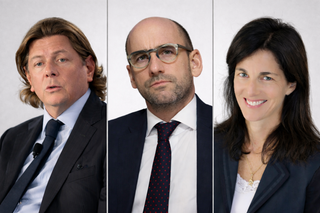 De gauche à droite, Mathieu Chabran, Antoine Flamarion et Cécile Mayer-Lévi. 