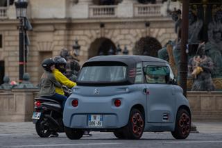Le quadricycle léger Ami est produit depuis 2020 par Citroën (groupe Stellantis).