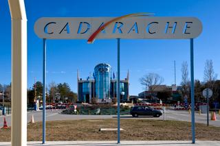Entrée du site CEA de Cadarache, dans les Bouches-du-Rhône.