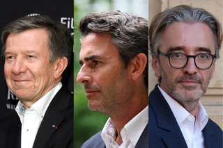 Gilles Pélisson, Thomas Reynaud et Pierre-Antoine Capton, investisseurs de Royaltiz.