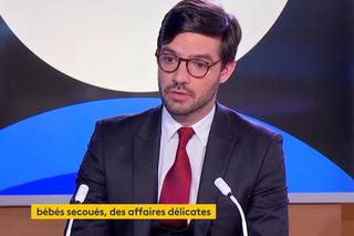 Me Grégoire Etrillard lors d’une interview sur France Info, en 2021.
