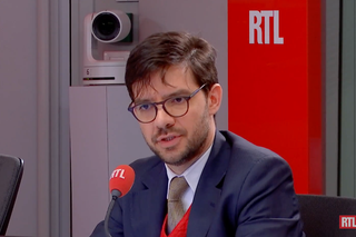 Me Grégoire Etrillard lors d’une interview sur RTL.